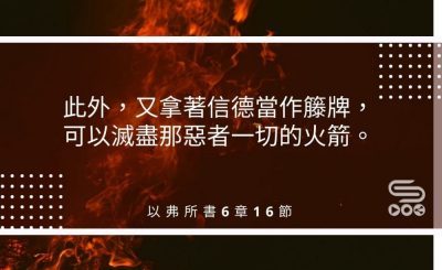Soooradio每日靜．聽．想（493） - 救恩頭盔　信德藤牌 2021-08-06