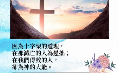Soooradio 基督教廣播電台 每日 靜．聽．想 2022（024） - 哥林多前書1章18節