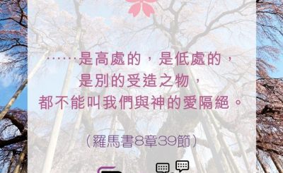 Soooradio 基督教廣播電台 每日 靜．聽．想 2022（104） - 羅馬書8章39節