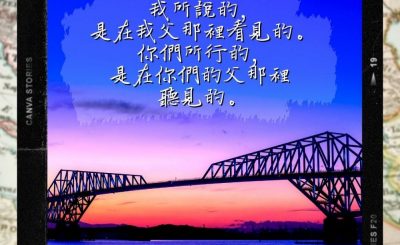Soooradio 基督教廣播電台 每日 靜．聽．想 2022（281） - 約翰福音8章38節