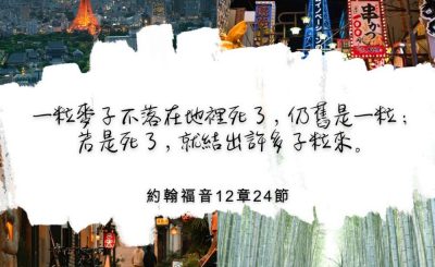 Soooradio 基督教廣播電台 每日 靜．聽．想 2022（305） - 約翰福音12章24節