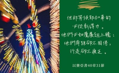 Soooradio 基督教廣播電台 每日 靜．聽．想 2022（340） - 以賽亞書40章31節