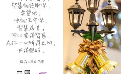 Soooradio 基督教廣播電台 每日 靜．聽．想 2022（351） - 箴言4章6-7節