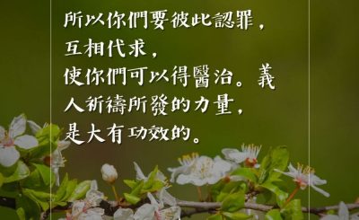 Soooradio 基督教廣播電台 每日 靜．聽．想 2023（085） - 雅各書5章16節