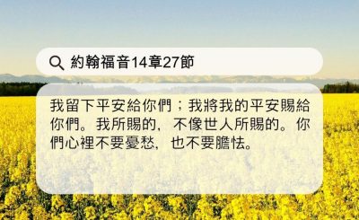 Soooradio 基督教廣播電台 每日 靜．聽．想 2024（108） - 有主同在就是真平安