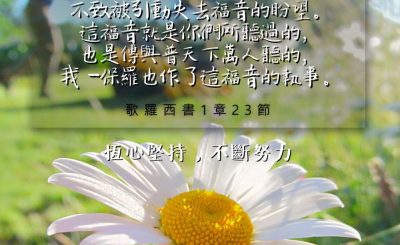 Soooradio 基督教廣播電台 每日 靜．聽．想 2024（158） - 恆心堅持，不斷努力