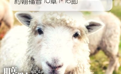 Soooradio 基督教廣播電台 曠野嗎哪（035） - 約翰福音10章1-16節