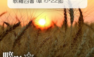 Soooradio 基督教廣播電台 曠野嗎哪（069） - 歌羅西書1章15-22節