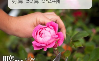 Soooradio 基督教廣播電台 曠野嗎哪（130） - 詩篇139篇16-24節