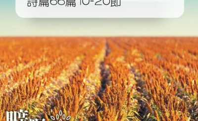 Soooradio 基督教廣播電台 曠野嗎哪（252） - 詩篇66篇10-20節