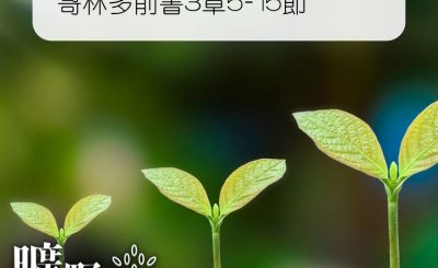 Soooradio 基督教廣播電台 曠野嗎哪（290） - 哥林多前書3章5-15節