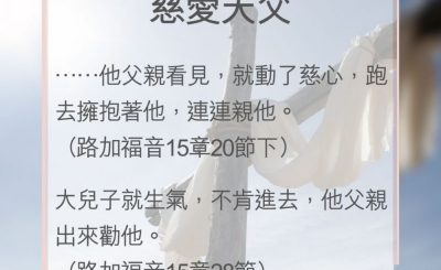Soooradio 基督教廣播電台 教會年曆靈修（0123） - 慈愛天父