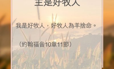 Soooradio 基督教廣播電台 教會年曆靈修（0164） - 主是好牧人
