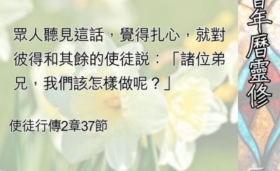 Soooradio 基督教廣播電台 教會年曆靈修（0500） - 令人扎心的復活