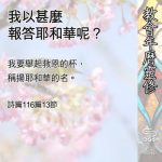 Soooradio 基督教廣播電台 教會年曆靈修（0526） - 我以甚麼報答耶和華呢？