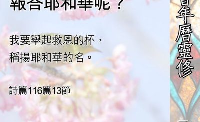 Soooradio 基督教廣播電台 教會年曆靈修（0526） - 我以甚麼報答耶和華呢？