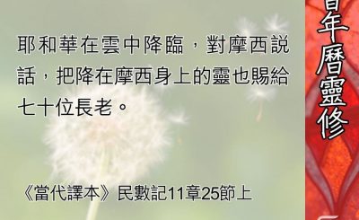 Soooradio 基督教廣播電台 教會年曆靈修（0539） - 超越形式的聖靈工作
